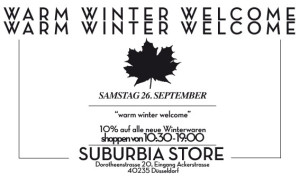 Suburbia Warm Winter Welcome